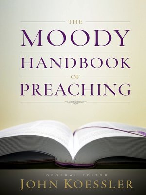 cover image of The Moody Handbook of Preaching